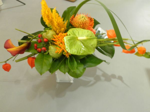 bouquet de fleur pour restaurant à Tassin